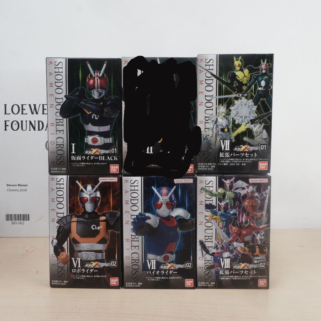 SHODO-XX Double Cross - Kamen Rider 01 : Kamen Rider Black, Kamen Rider Bio, Kamen Rider Robo