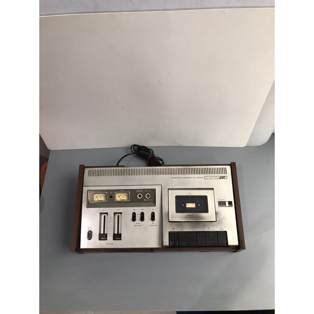 Vintage JVC CD-1740B Stereo Cassette Tape Deck 1974 made in japan  Manufactured in victor company  N