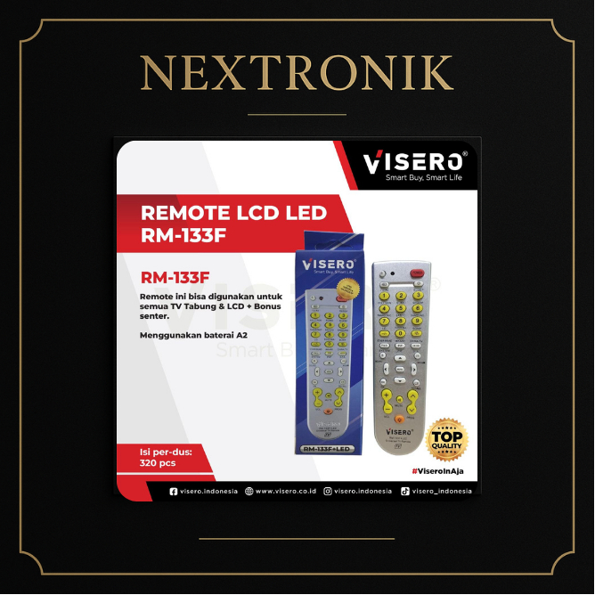 Remot / Remote TV Multifungsi VISERO