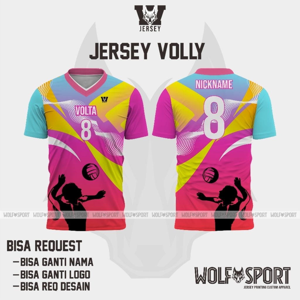 Jersey Volly(Pria/Wanita)