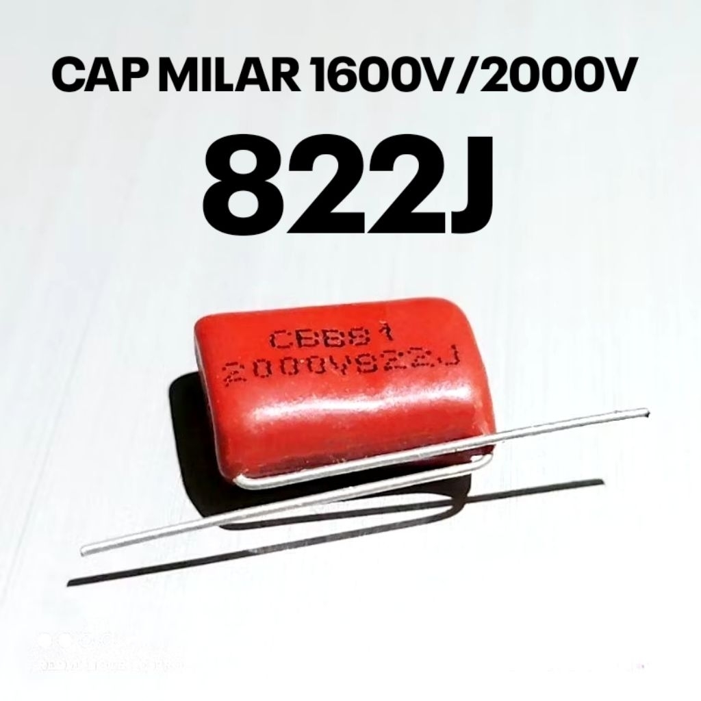 CAPASITOR MILAR 822J 8.2nF 1600V  2000V 2KV CBB81