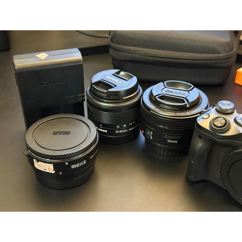 BODY CANON M6 - LENSA FIX 50 - LENSA KIT - MOUNTING