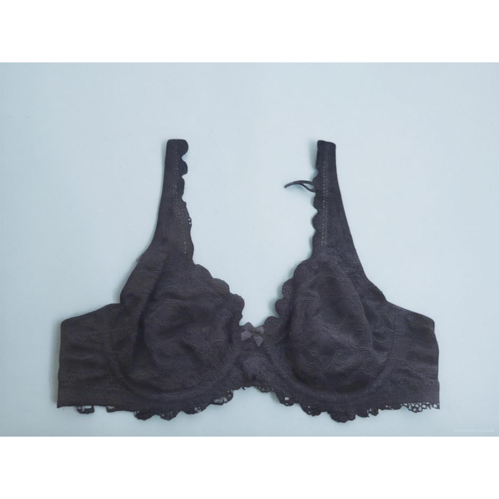 Bra Valege Black Full Lace Nonpad Berkawat