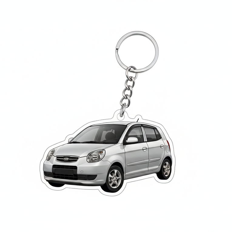 Gantungan kunci KIA PICANTO AESTETHIC Eksklusif Merchandise Aksesoris Mobil Akrilik