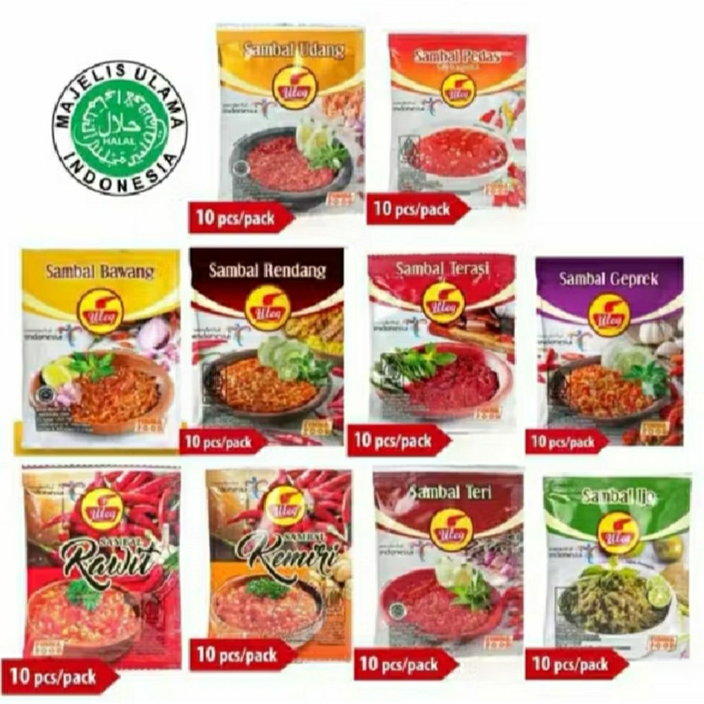 sambal uleg finna renteng, pembelian minimal 2 renteng