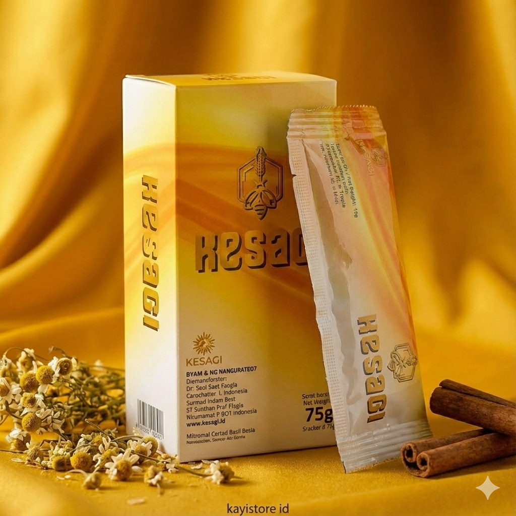 1 Box Madu Herbal Kesagi 5 Sachet - Peningkat Stamina Pria Alami