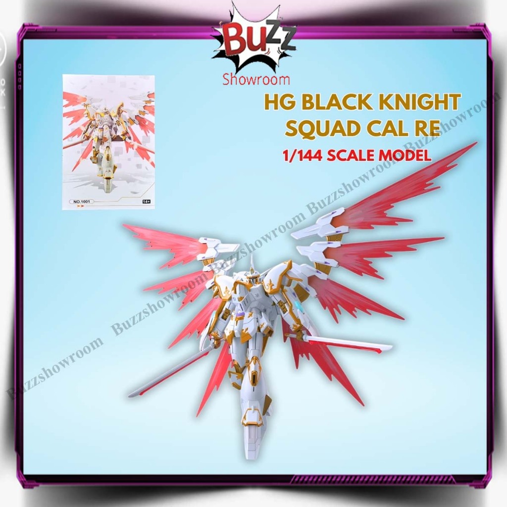 Black Knight Squad Cal-re. A HG 1/144 Figure Mainan Robot Chiba Model Kit Cal-Re.A