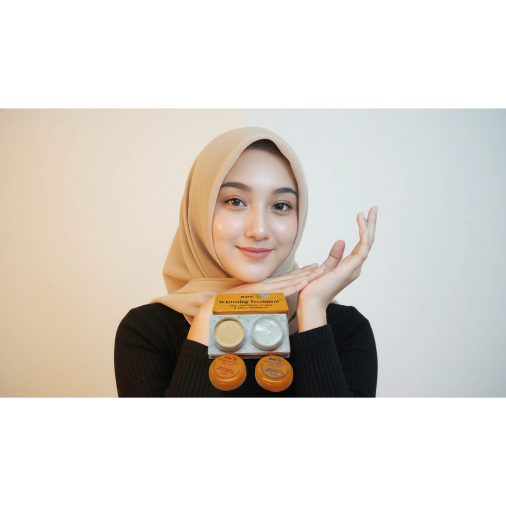 TONER & CREAM RDL SIANG & MALAM CREAM PEMUTIH WAJAH