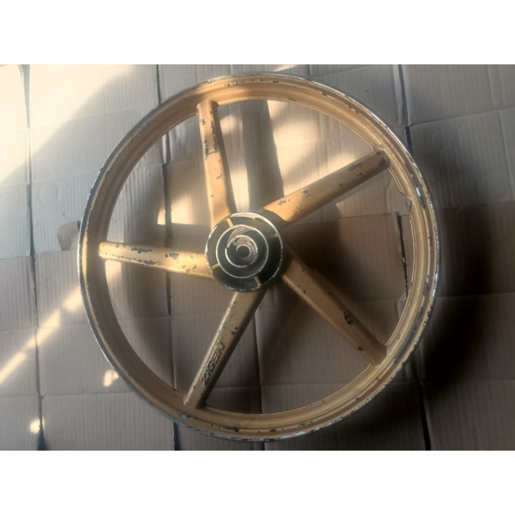 velg racing Yamaha RX-King zigen ring,17 bagian depan coporan