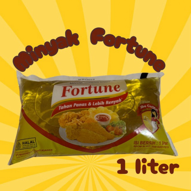 MINYAK FORTUNE 1 LITER BANTAL