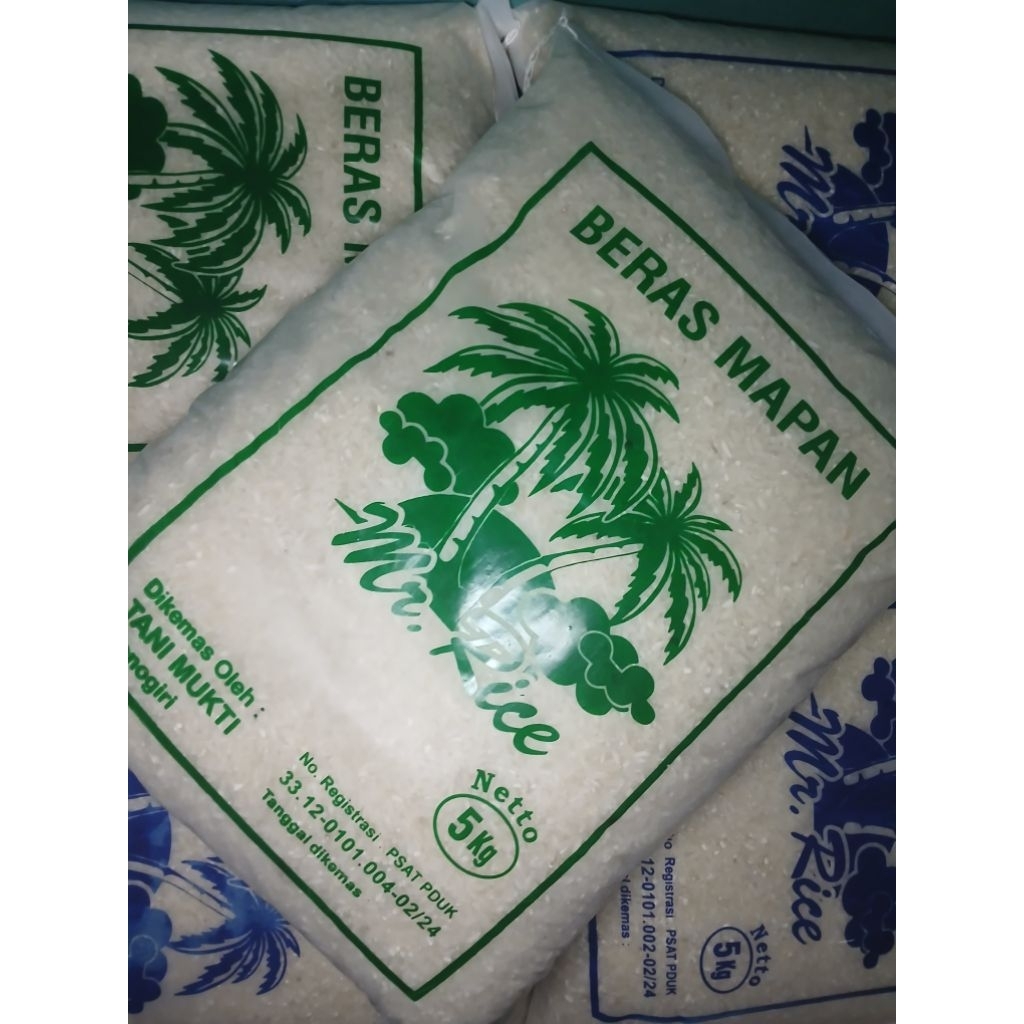 Beras Mapan Wonogiri kemasan 5 kg