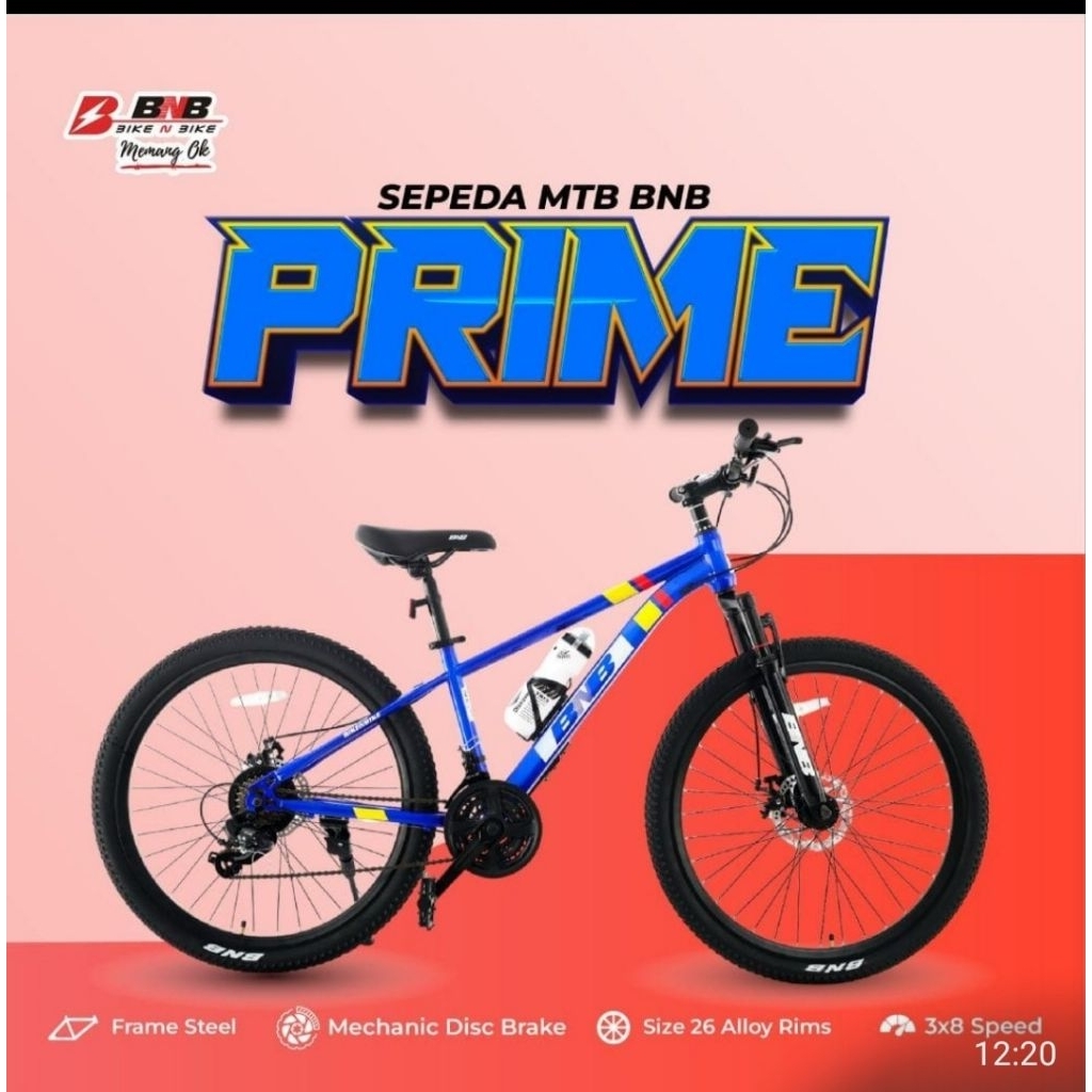 Sepeda MTB BNB PRIME 26 inch 24 Sp