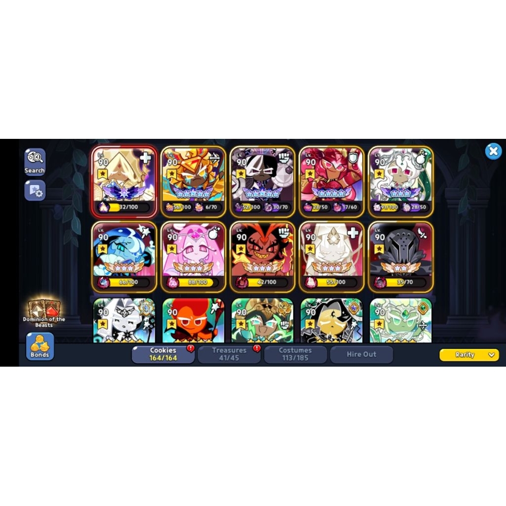 WTS AKUN ACCOUNT ENDGAME COOKIE RUN KINGDOM SERVER HOLLY BERRY /GOOD KINGDOM DESIGNk