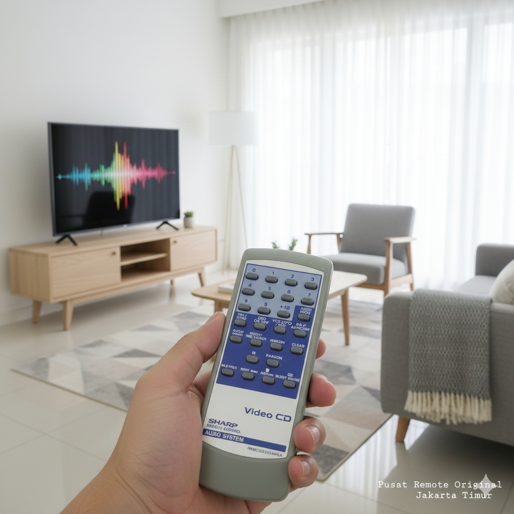 REMOTE REMOT DVD VCD HOME THEATER SHARP RRMCG0252AWSA ORIGINAL