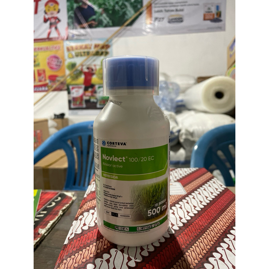 novlect 500ml 100/20 ec herbisida obat rumput padi corteva novlek corteva