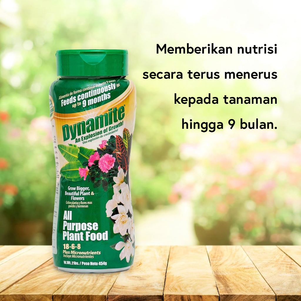 Pupuk Dynamite Slow Release 18-6-8 907g - Packingan Asli