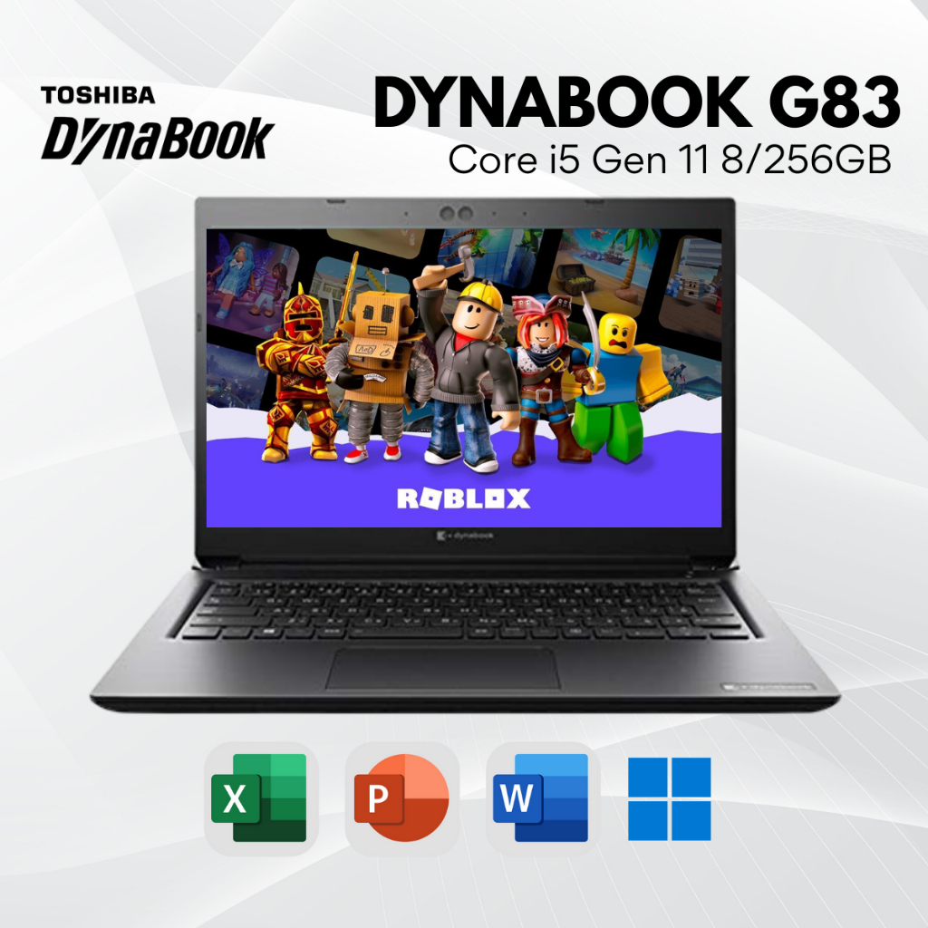 Laptop Toshiba Dynabook G83 Ram 8/256GB Core i5 Gen 11 - Laptop Second Berkualitas