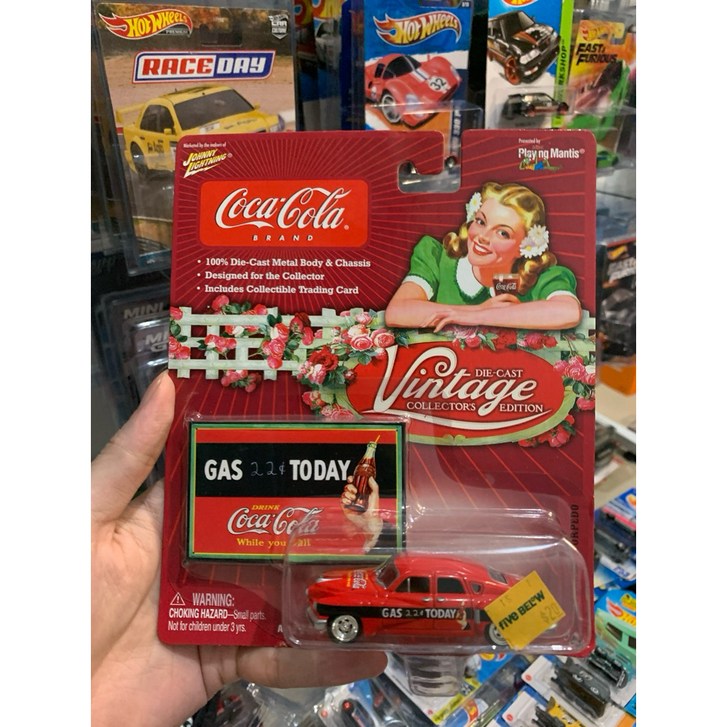 Johnny Lightning 1948 Tucker Torpedo Coca Cola Vintage Collector Edition