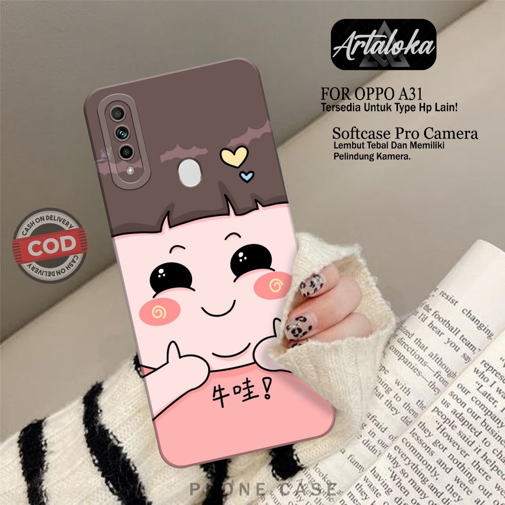 Case Hp Oppo A31 - Fashion Case Kartun - Softcase Oppo A31 - Casing Oppo A31 - Kesing Oppo A31 - Sil