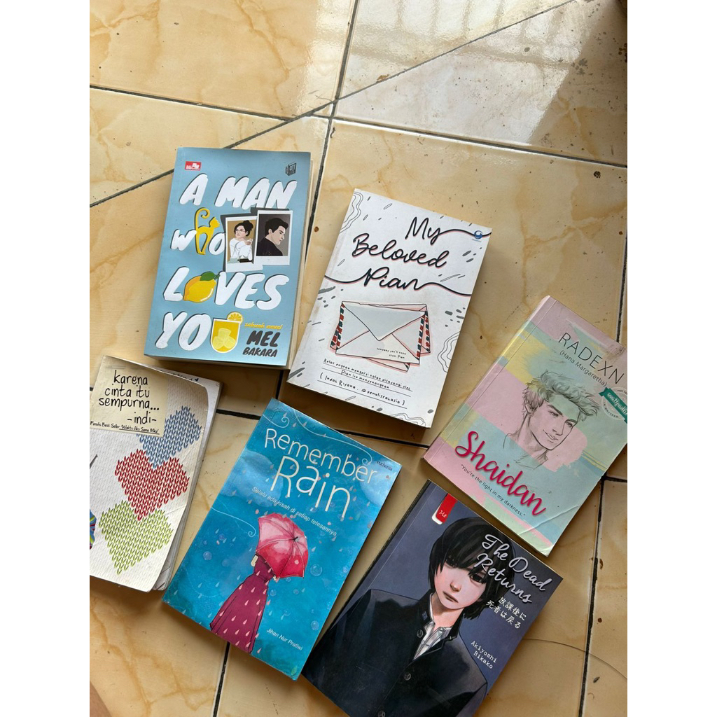 PRELOVED NOVEL | The Dead Return | My Beloved Pian | A Man Who Loves You | Remember Rain | Shaidan |