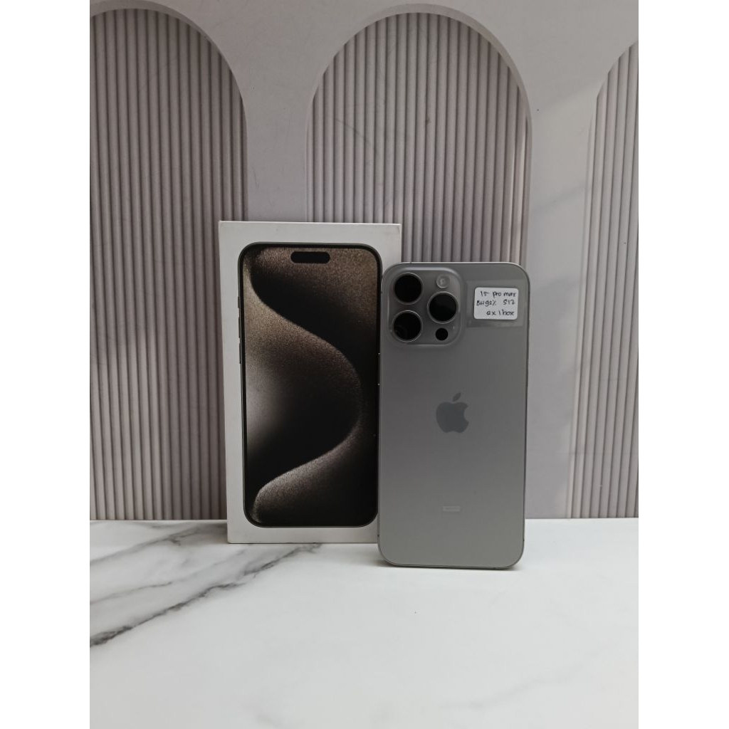 iphone 15 pro max 512gb resmi second