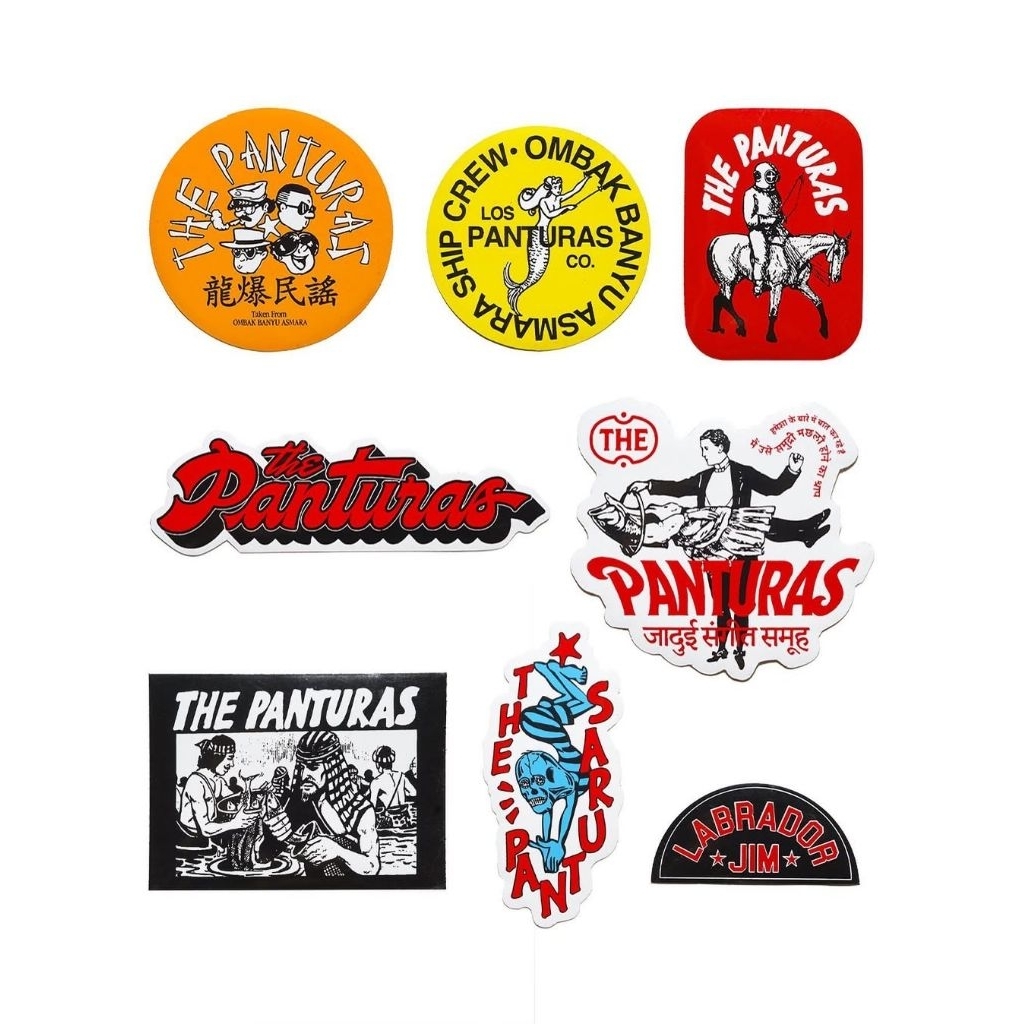 stiker the panturas bahan vinyl