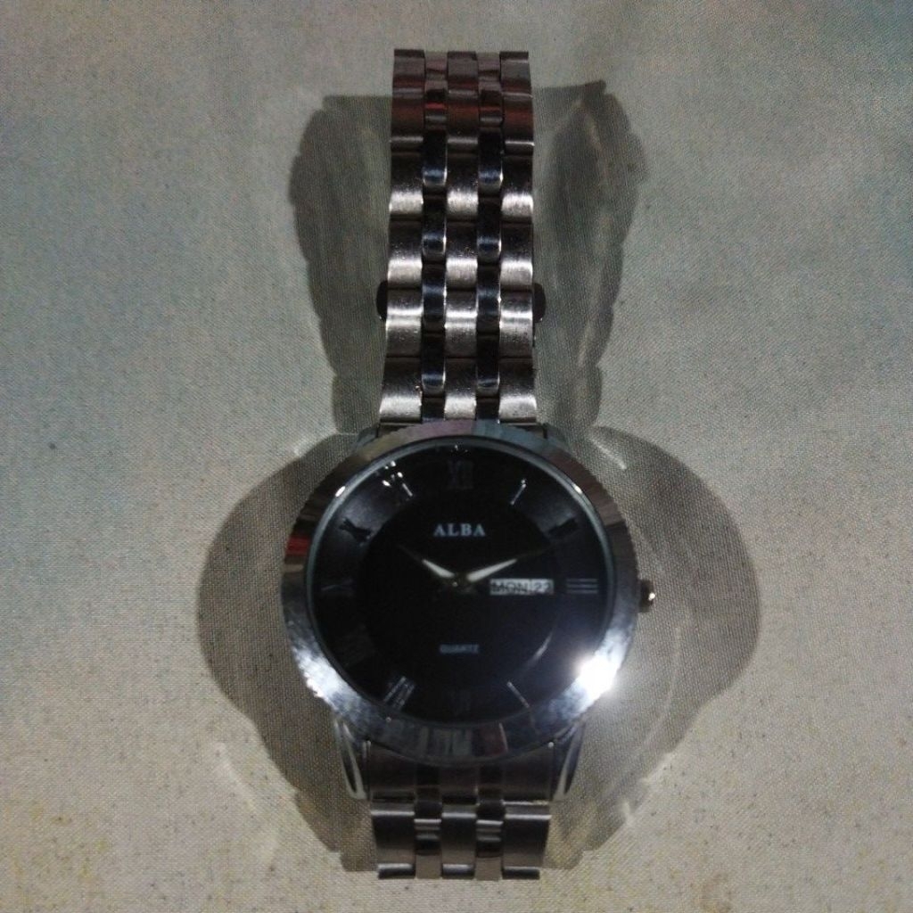 jam tangan rantai Alba ori
