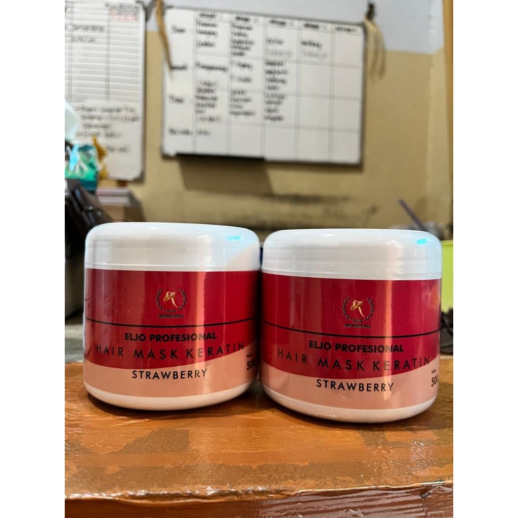 ELJO PROFESIONAL HAIR MASK KERATIN STRAWBERRY