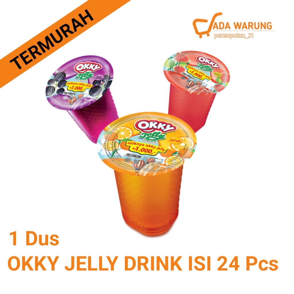 Okky jelly drink 1 Dus Isi 24 | Jajanan Warung Murah