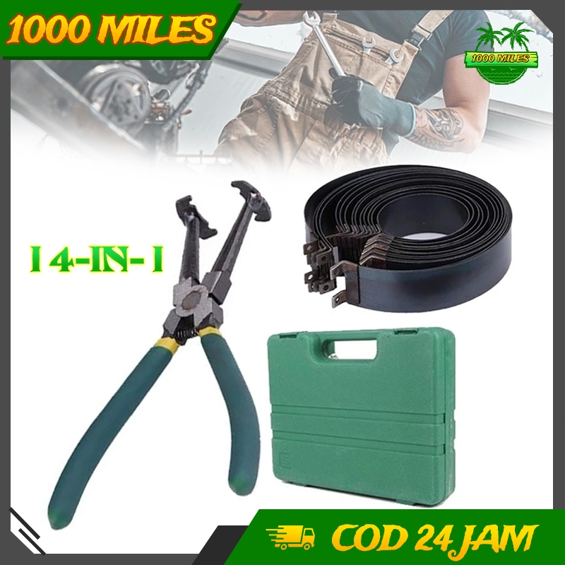 14-in-1 Tang Ring Piston Set Perkakas Universal Bongkar Pasang Ring Piston Cincin Klip 62mm-145mm