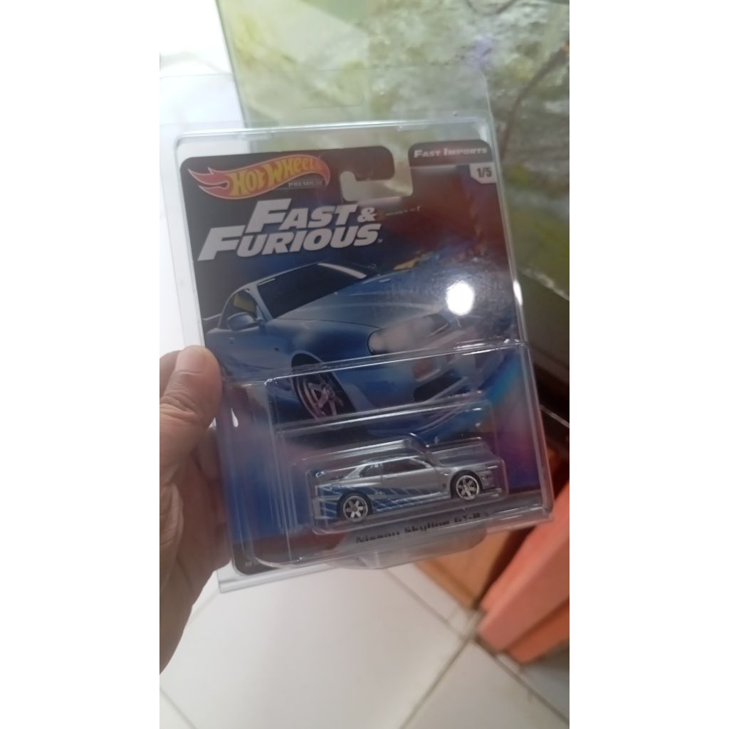 hotwheels premium fast import nissan skyline r34