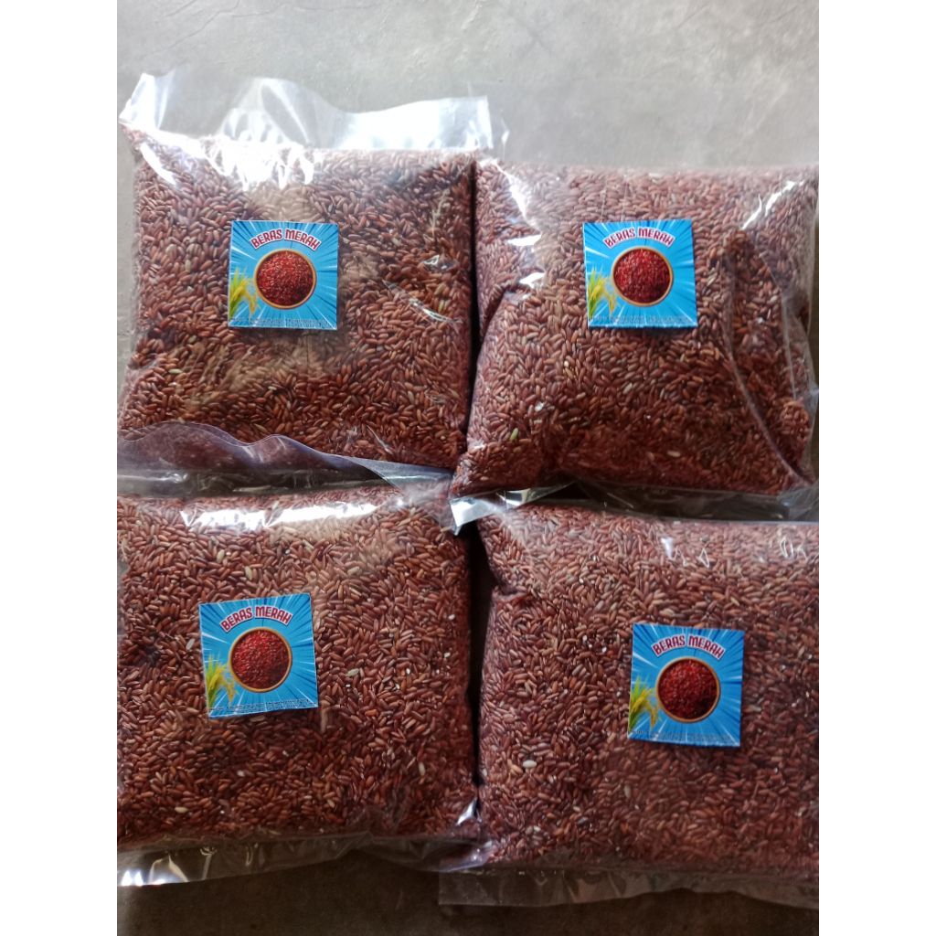 Beras merah pecah kulit 1kg