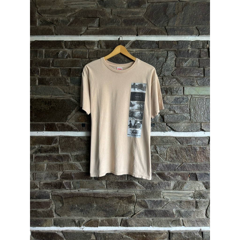 Supreme x Ari Marcopoulos • Authentic "King" Montage Film Strip Tee / Kaos / Tshirt Vintage Y2k Size