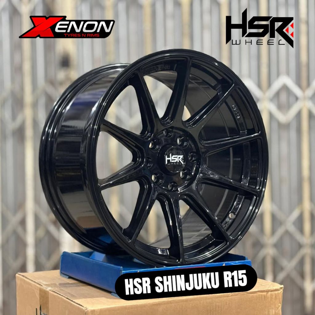 Velg Racing Celong R15 HSR Shinjuku Pcd 4x100 4x114,3 Ring 15 Mobil Agya Brio Calya Avanza Xenia