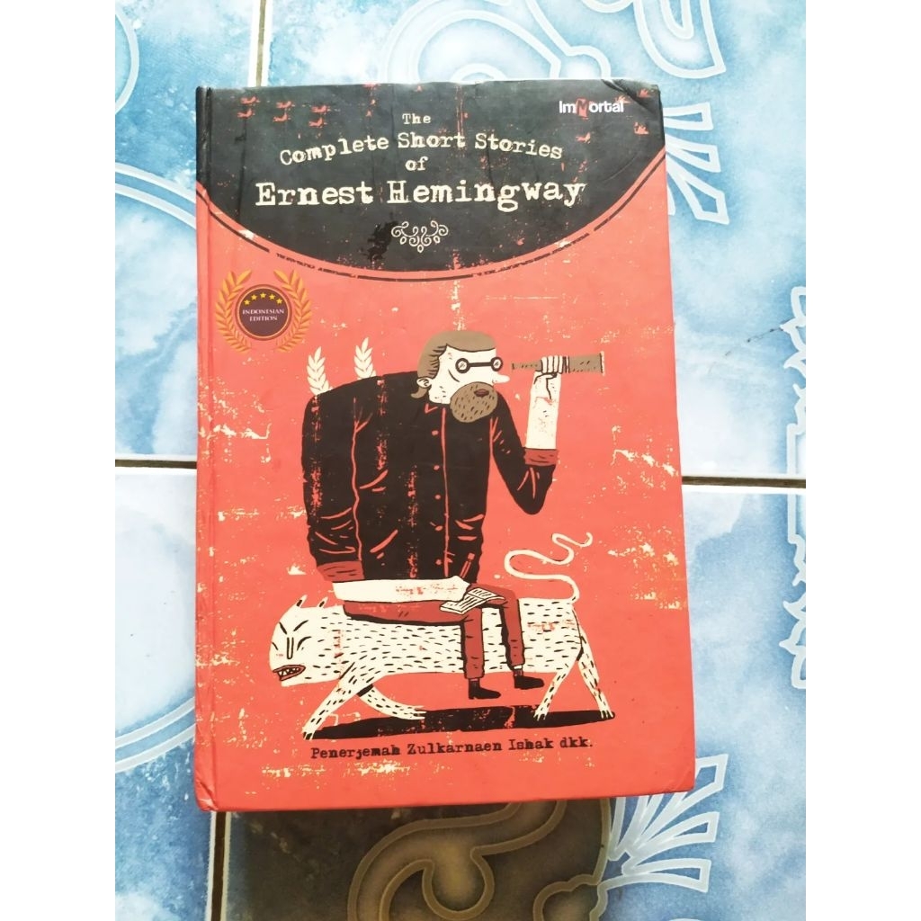 Original HC Hardcover The Complete Short Stories of Ernest Hemingway Bahasa Indonesia