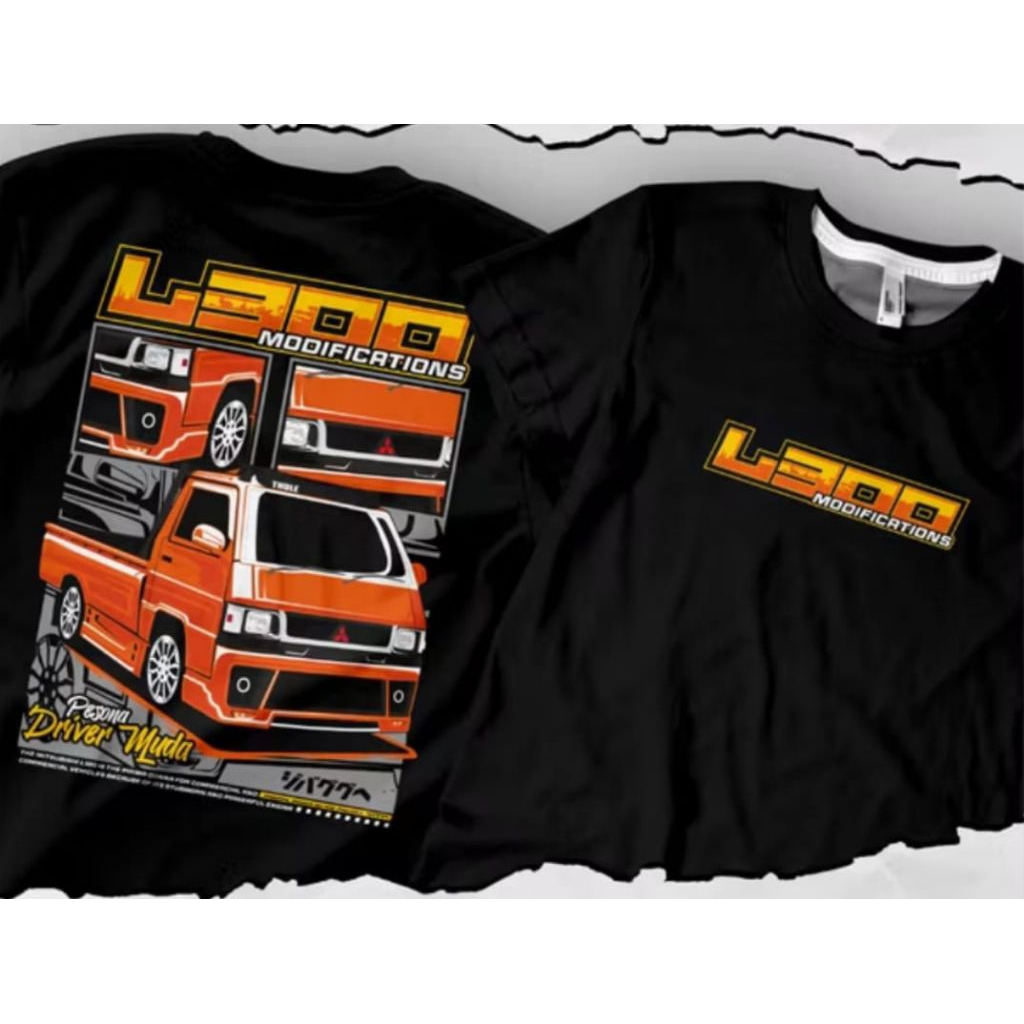 Kaos L300 Modifikasi Kaos Distro Unisex