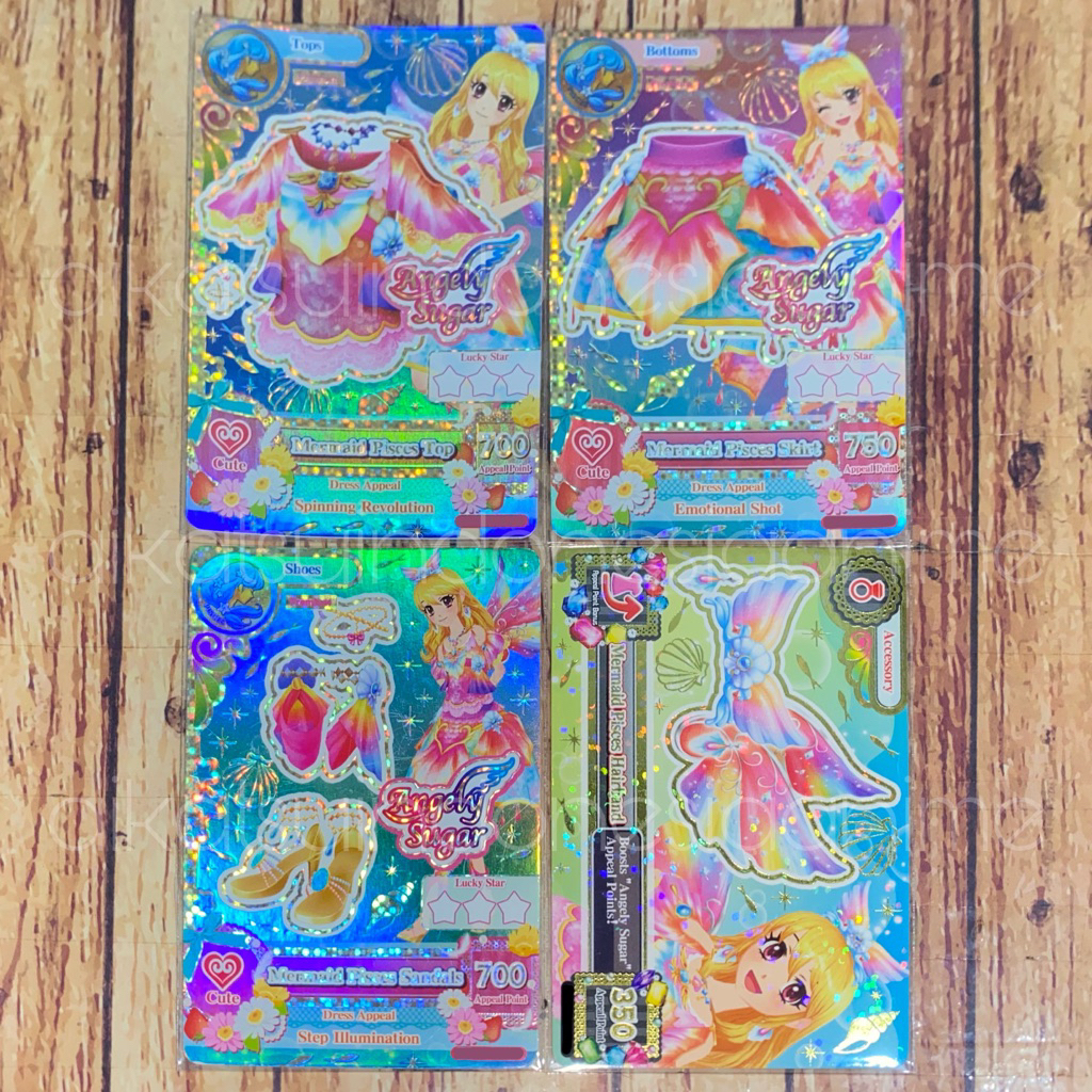 Aikatsu Ichigo Hoshimiya Constellation Premium 04 Angely Sugar Mermaid Pisces Set with Acc