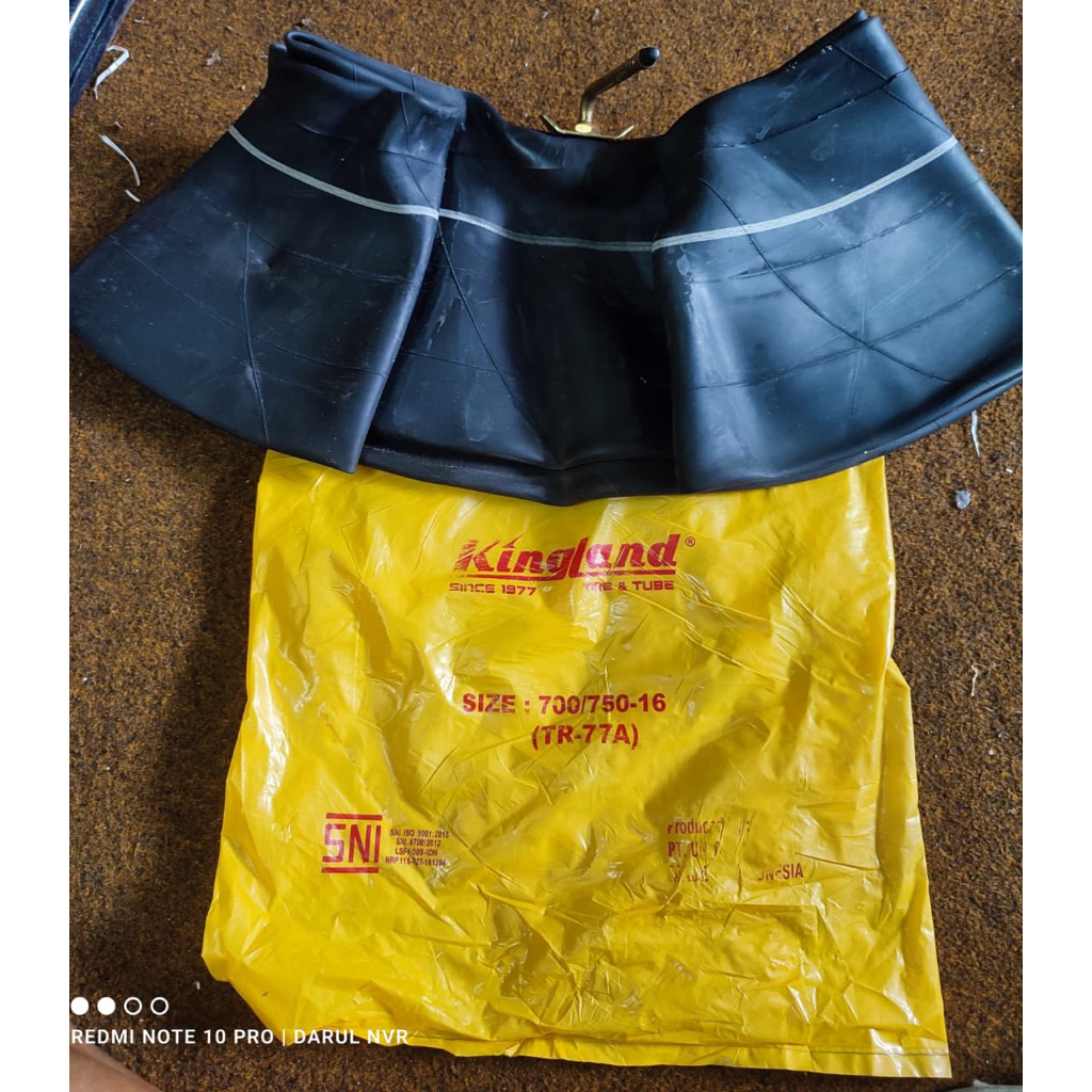 BAN DALAM TRUK UKURAN 7.00/7.50-16 COP PANJANG MERK KINGLAND
