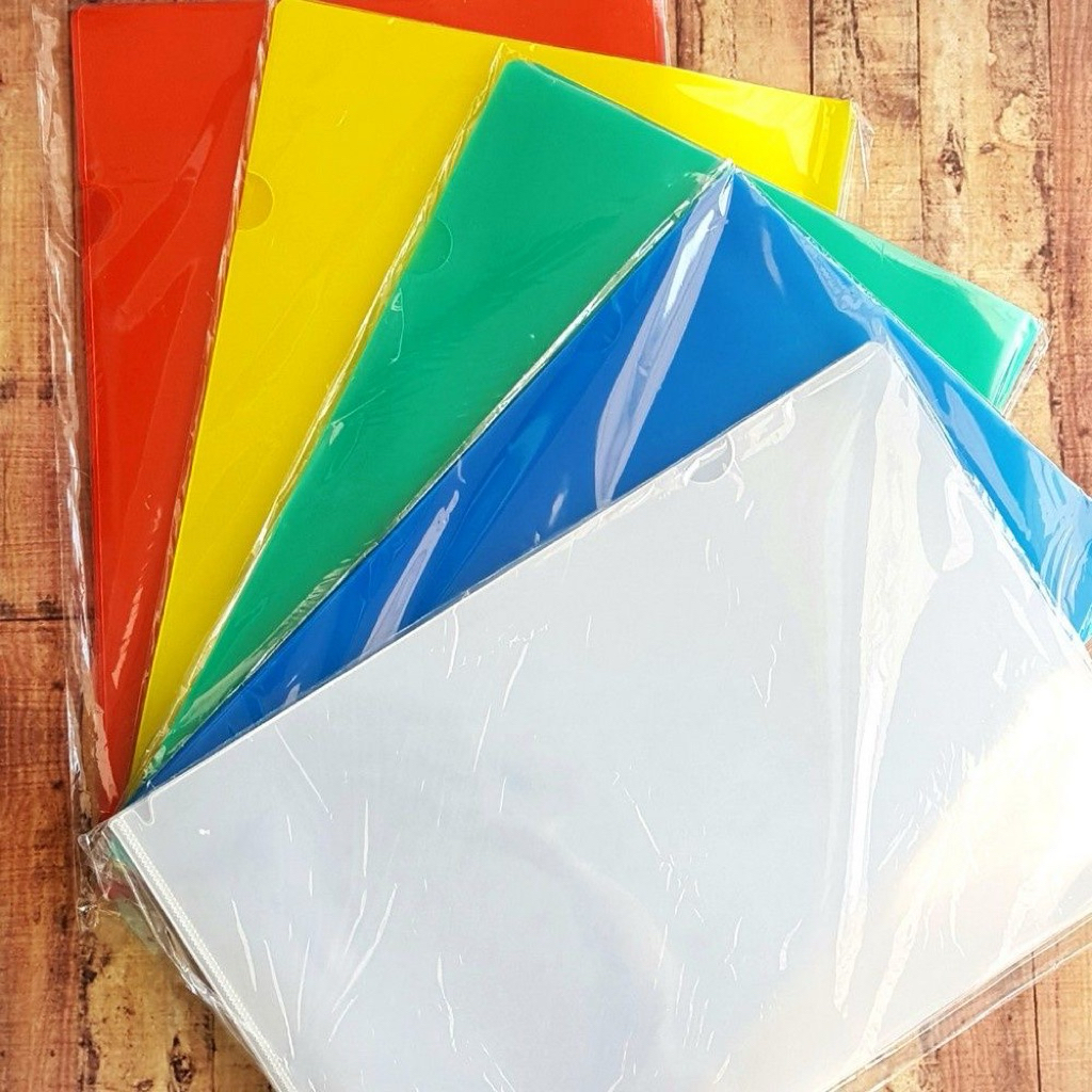 Map plastik L F4 / map plastik bening / map dokumen / map transparan F4