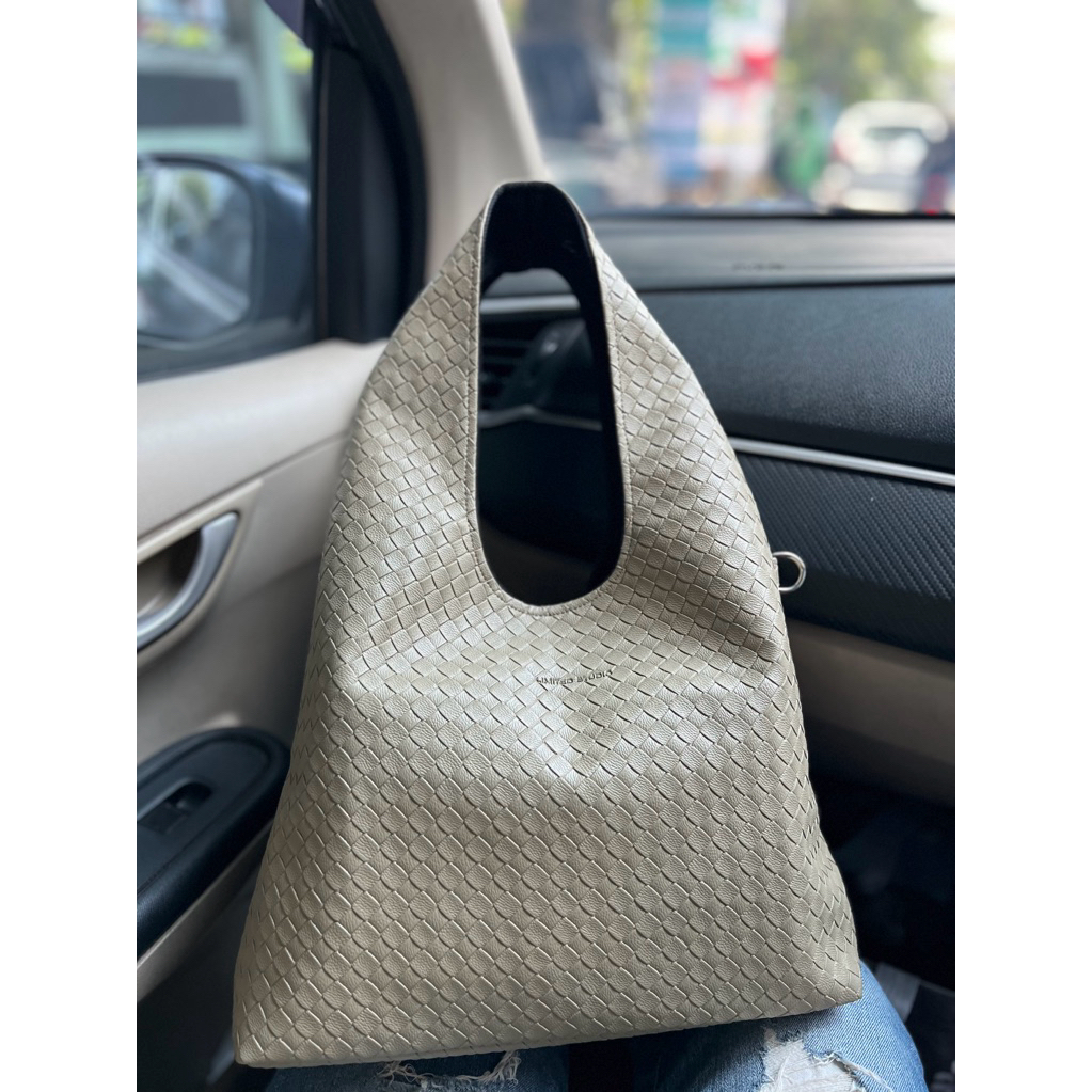 LIMITED STUDIO cloud bag Tartan Taupe