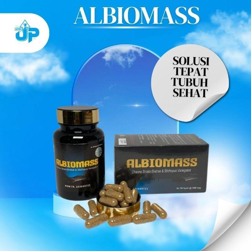 ALBIOMASS 1 BOTOL ISI 30 BUTIR Suplemen Asam Amino Kapsul Albiomass Suplemen Kesehatan