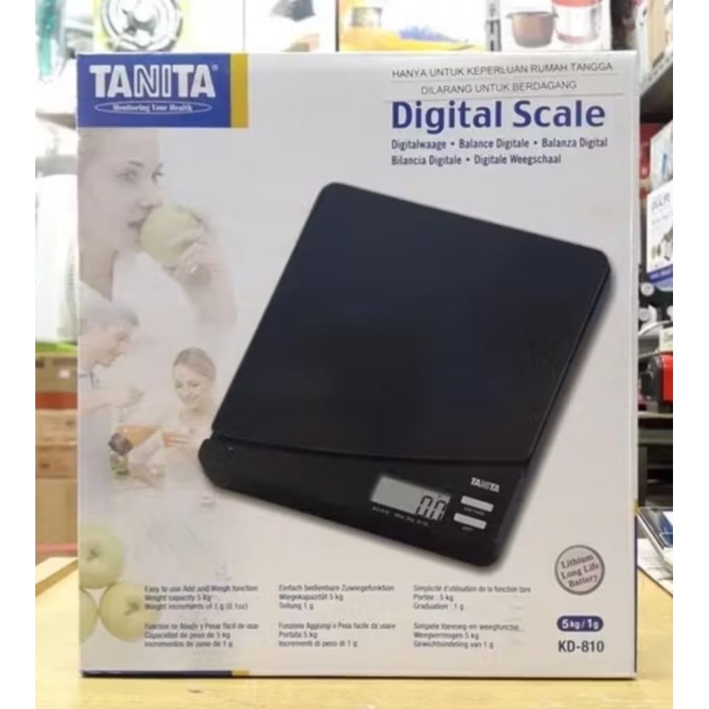 Tanita Digital Scale KD-810 Timbangan Digital kapasitas 5kg ketelitian 1gram