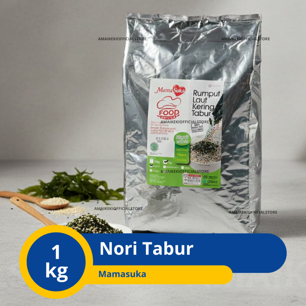 Nori  Rumput Laut Tabur Gim Bori 1 Kg