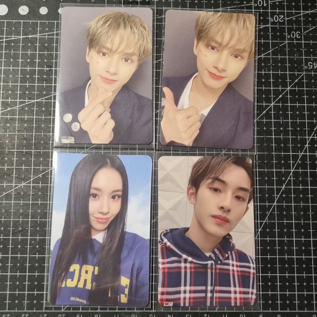 PHOTOCARD OFFICIAL JUN SEVENTEEN WINWIN CHAEYOUNG TWICE X RICHEESE PC FALLIN FLOWER FLFL LIM C LIM A