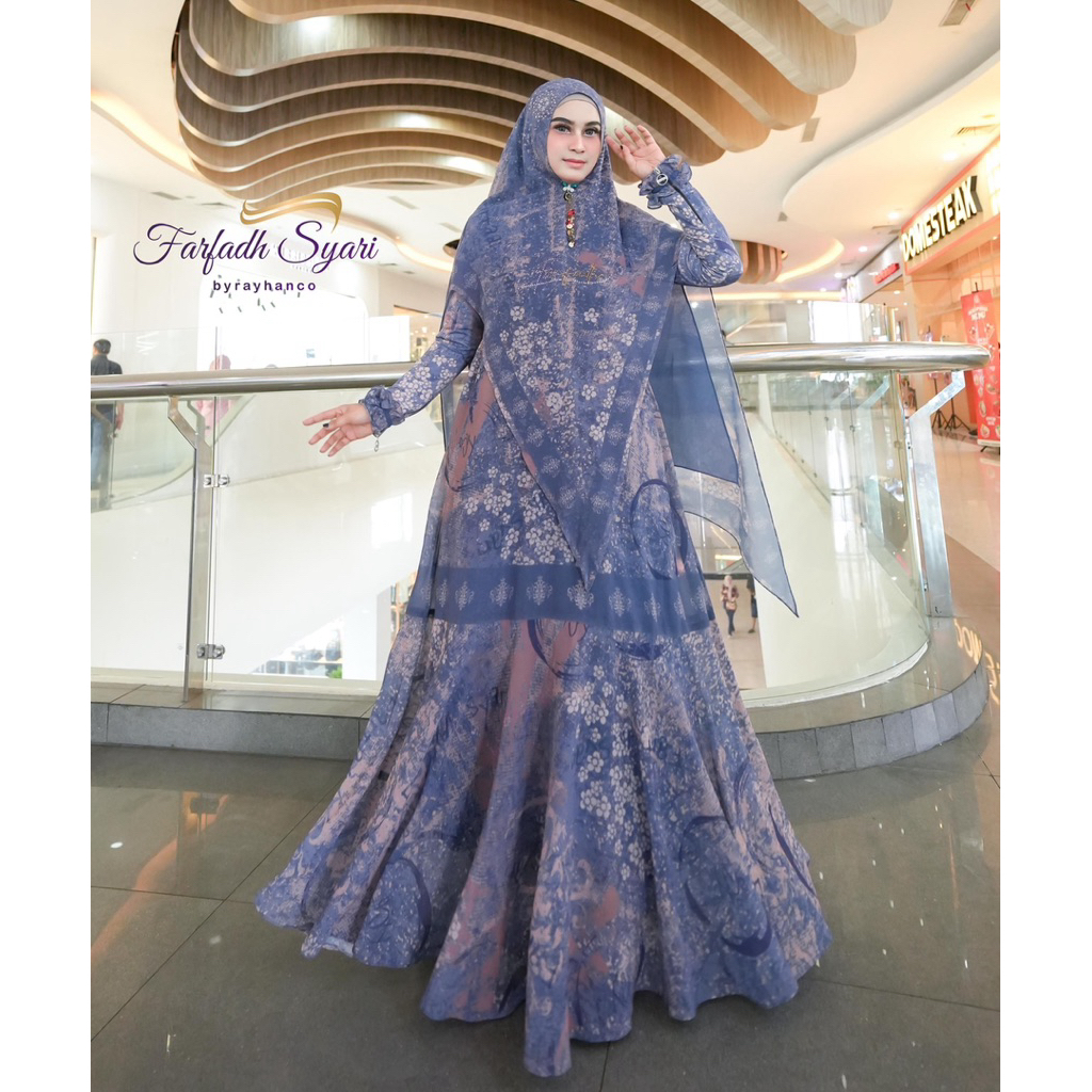 Nadhifa Syari Ceruti Babydoll Premium Import Farfadh Syari by Rayhanco