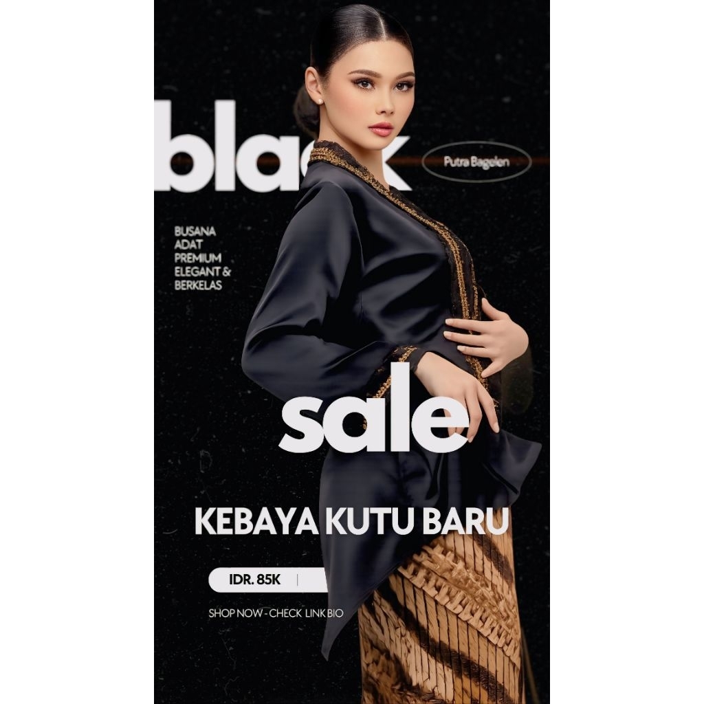 kebaya kutu baru payetan bahan bludru