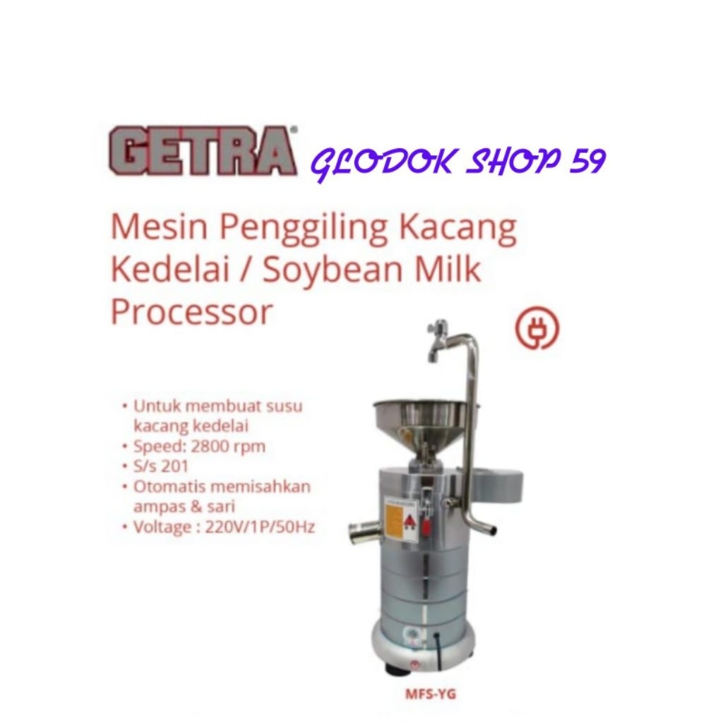 getra MFS-100YG Mesin Giling Susu Kedelai