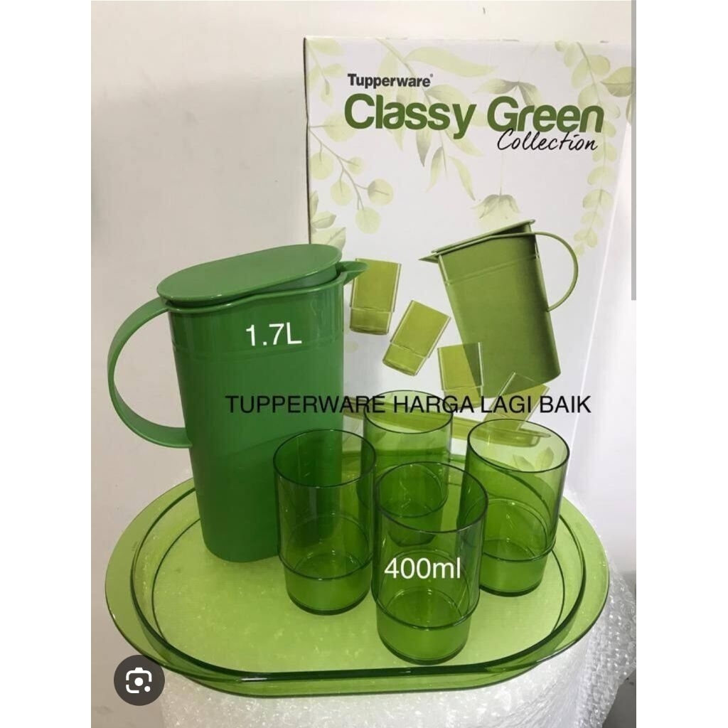 classy green , classy red tupperware  , asli tupperware malay , ceret tupperware , nampan tupperware