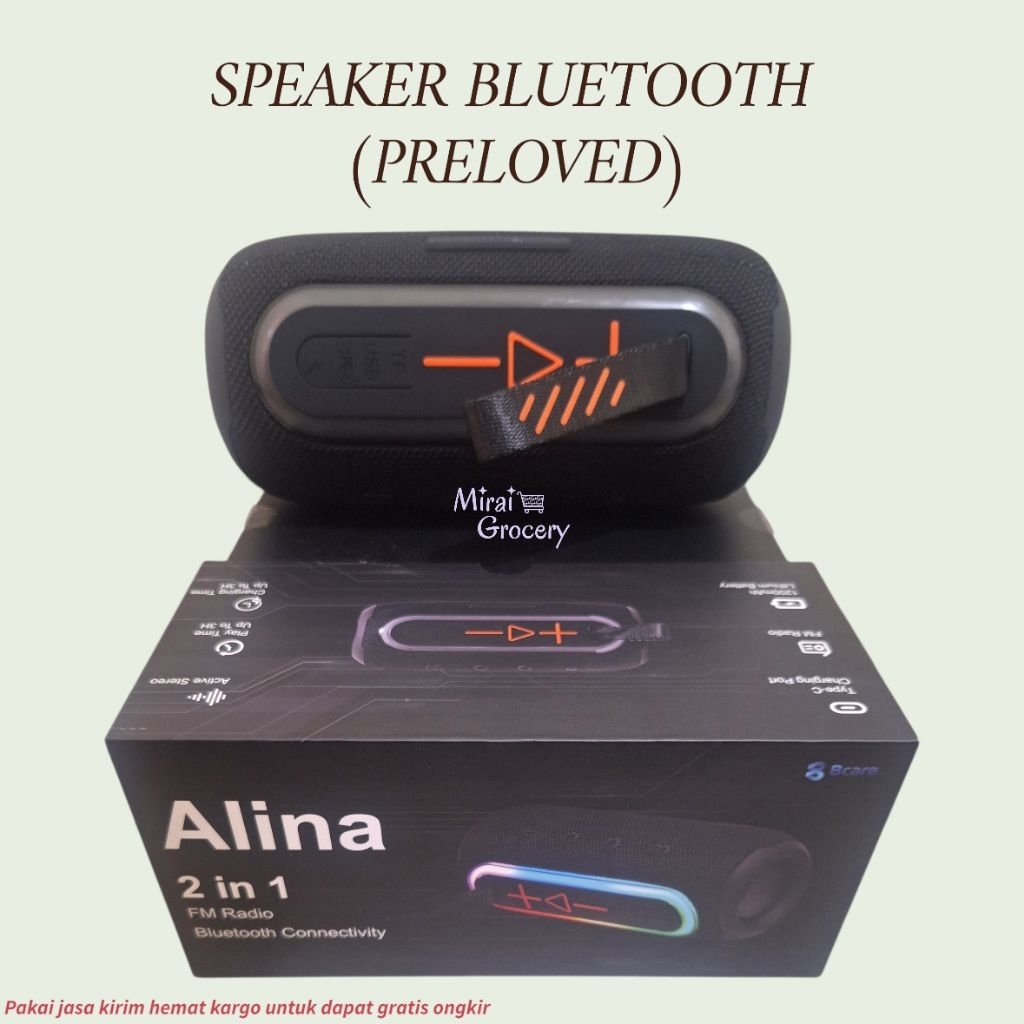 MIRAI - SPEAKER BLUETOOTH BCARE ALINA 2 IN 1 (PRELOVED)