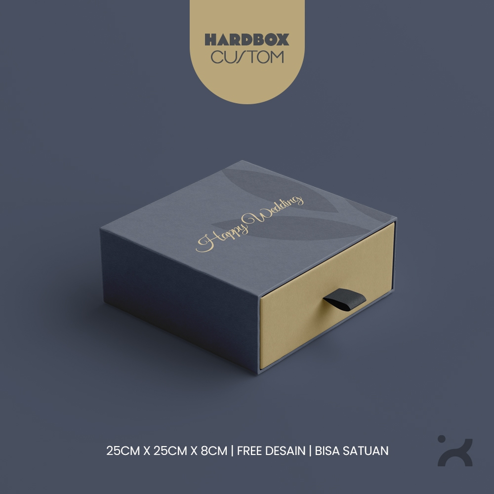 Custom Hardbox | Giftbox - Premium Box 25x25x8cm Sliding